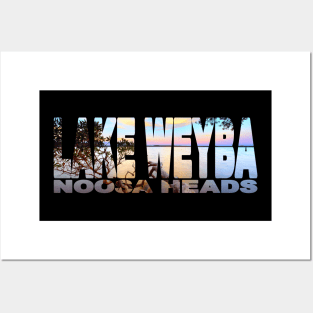 LAKE WEYBA - Noosa Heads Hinterlands Sunset Posters and Art